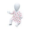 Baby Girl Dress - Red Dragon Design - Image 7