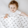 Organic baby blanket-sheep pattern. Add name for personalisation