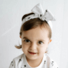 Organic Cotton Baby Headband –  Leaping Lamb Design
