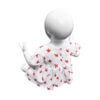 Baby Girl Dress - Red Dragon Design - Image 6
