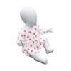 Baby Girl Party Dress - Red Dragon - Image 2