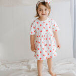 Baby Girl Dress - Red Dragon Design - Image 4
